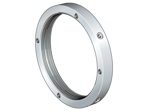 HMZ系列风电用带锁紧螺钉的开槽锁紧螺母