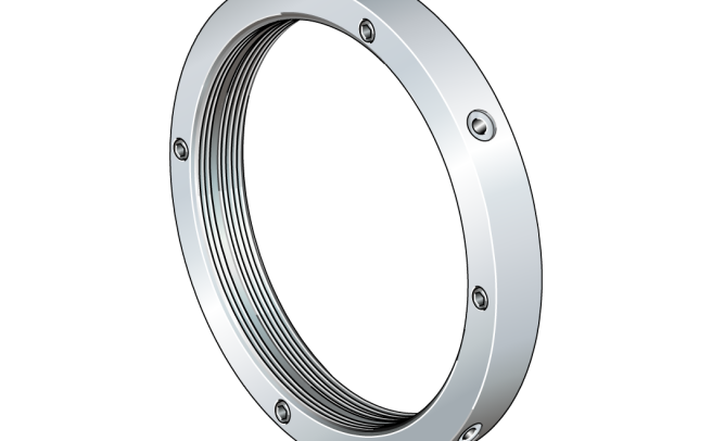 HMZ系列风电用带锁紧螺钉的开槽锁紧螺母